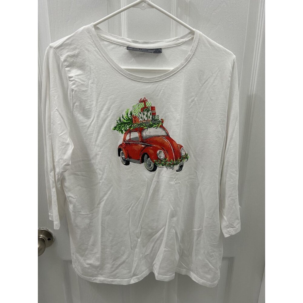 Jason Maxwell Tee Shirt - Size PXL - Red Volkswagen with Christmas Tree